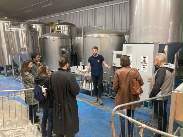 A group on a craft beer tour, Manchester