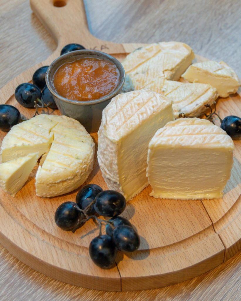 Cheese board at Petit Paris
